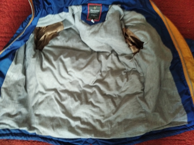 Куртка парка яскравого кольору на 8-9 років, фото №4