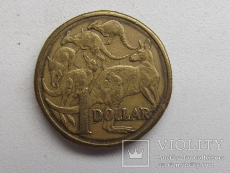 Австралия 1 доллар 1985. Фауна. кенгуру