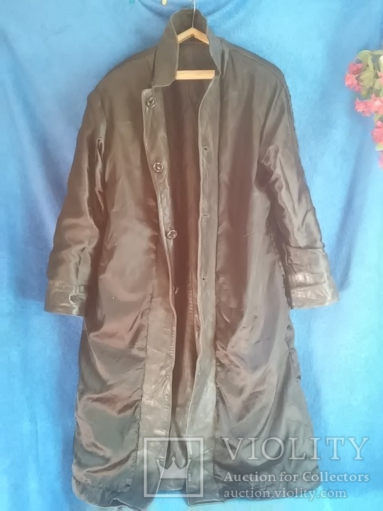 Женское пальто: Gianni натуральная мягкая кожа XL-длинна 118 см, фото №8