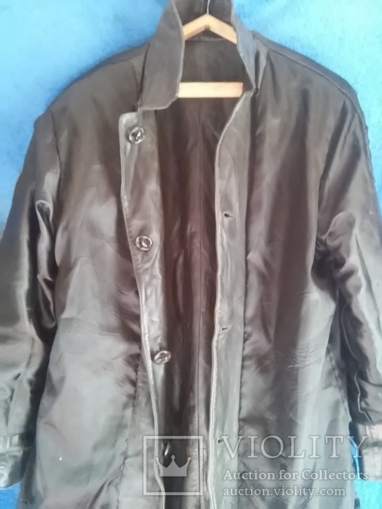 Женское пальто: Gianni натуральная мягкая кожа XL-длинна 118 см, фото №9