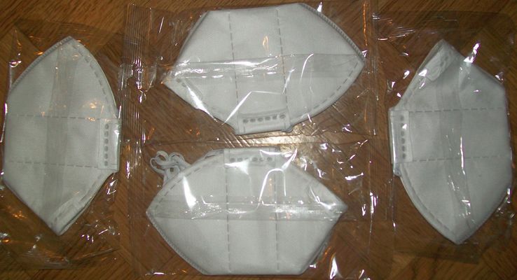 Полумаска фильтрующая (респиратор), 4 штуки. В упаковке., photo number 3