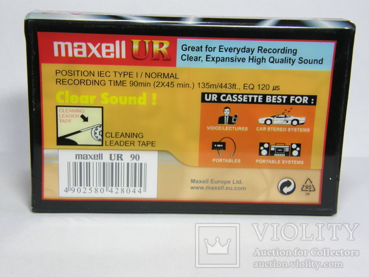 Аудиокассета MAXELL UR 90, фото №4