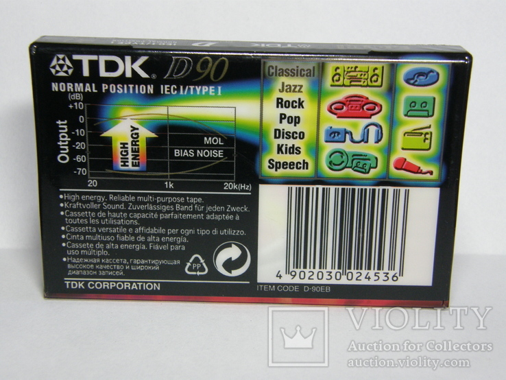 Аудиокассета TDK D 90, фото №6