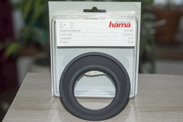 Бленда резиновая широкоугольная, «HAMA», 58mm., numer zdjęcia 4