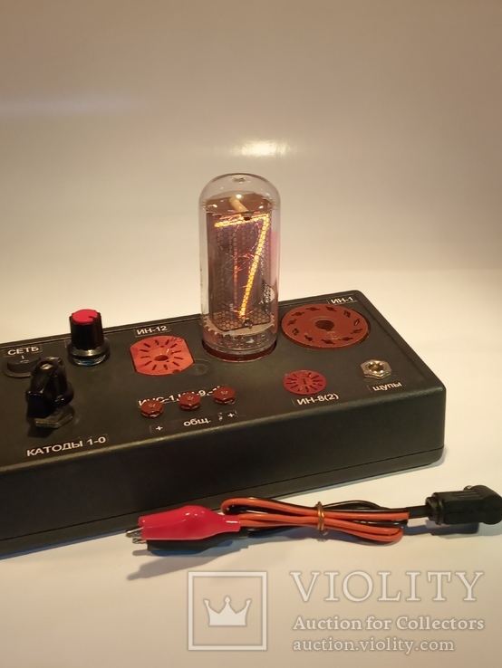 Прибор,тестер индикаторных ламп,газоразрядных радиоламп,ин-14,ин-18,ин-12,ин-16, фото №7