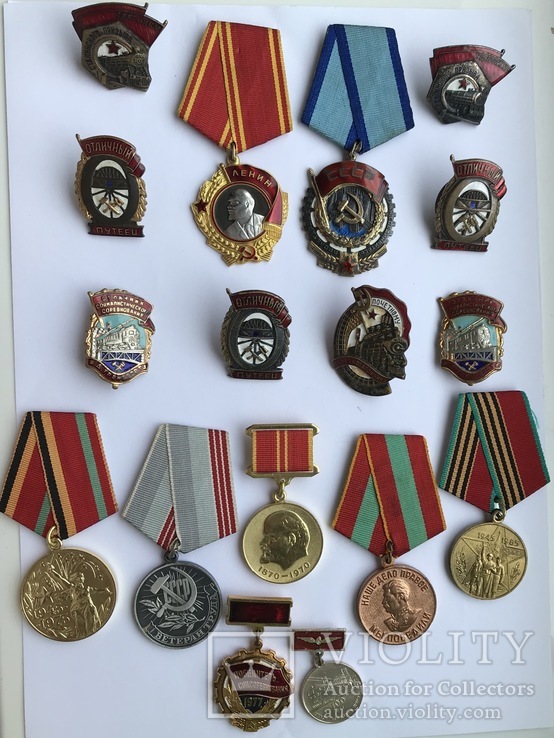 Комплект трудовых орденов и медалей на одного человека + все документы, фото №7