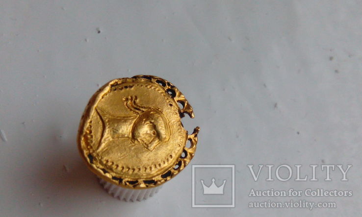 Золотий римський медальйон, фото №7