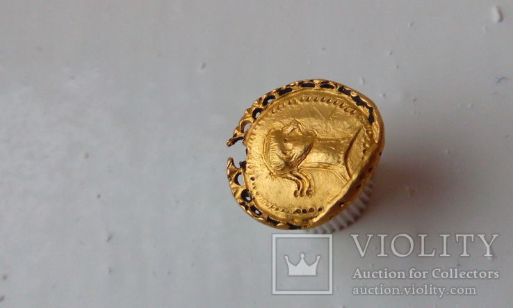Золотий римський медальйон, фото №9