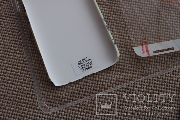 Защитный набор: чехол бампер, пленка и платок для Samsung Galaxy S6, фото №6