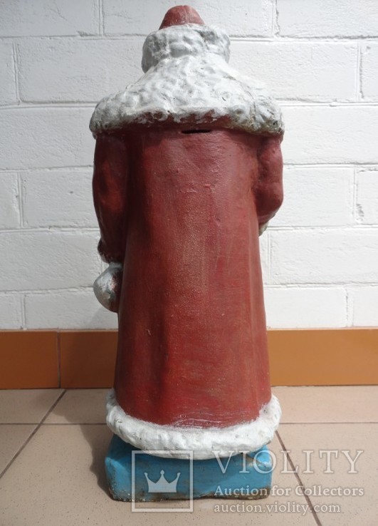 Дед Мороз 1955г. Гипс 48см.  4.3кг., фото №8