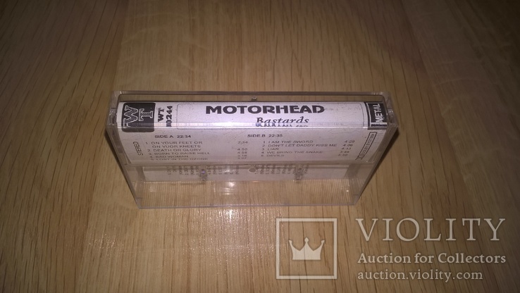 Motorhead (Bastards) 1993. (MC). Кассета. Western Thunder. Ukraine., фото №4