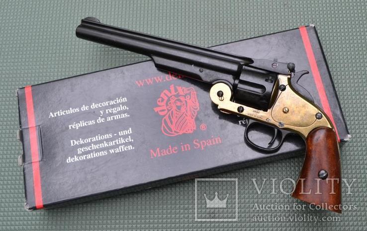 Макет револьвер Smith&amp;Wesson 1869г.,реплика, фото №6