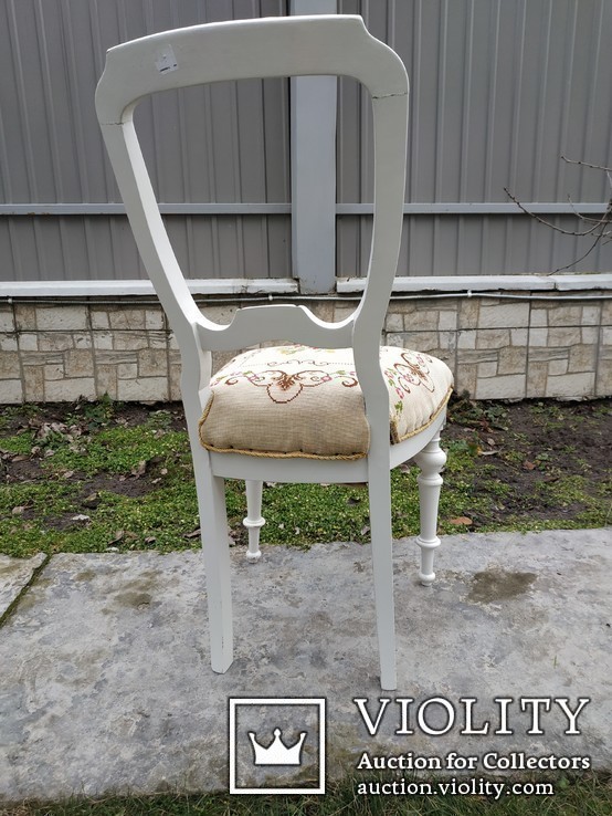 Винтажный белый стул/1966 год/Европа, фото №10