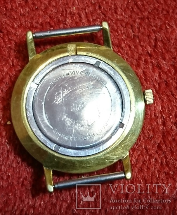 Часы луч юбилейные двухциферблатные 50 лет СССР  2, фото №11