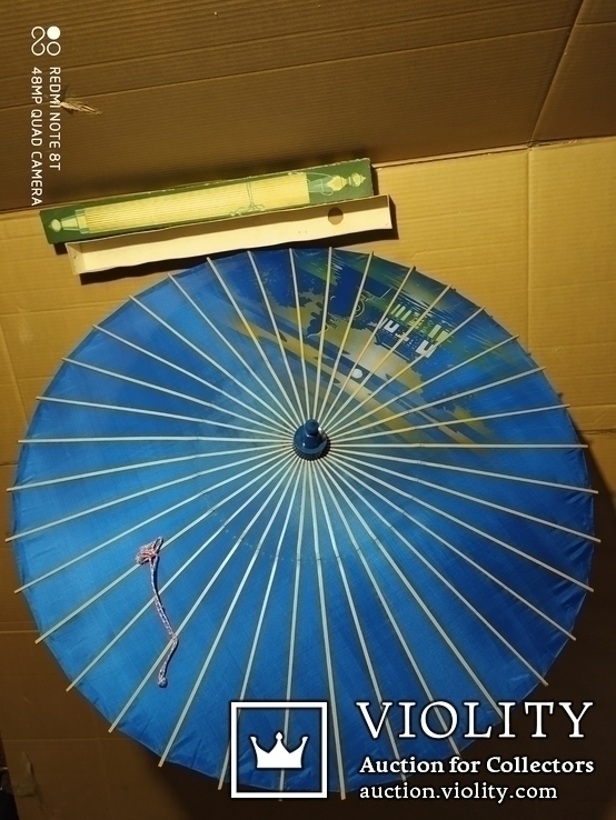 Зонт  бамбук шёлк 49 год вродной коробке, фото №3