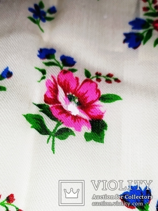 Шерстяной платок "Камелия" Япония, фото №8