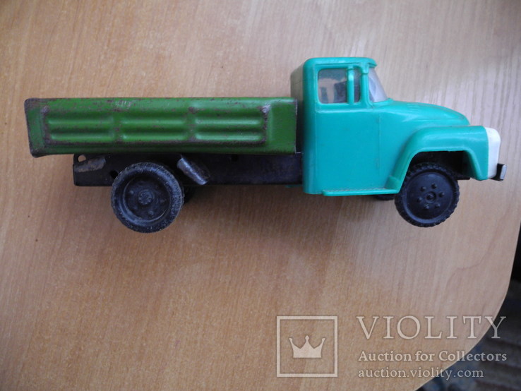 Игрушечный грузовик СССР, метал, пластмаса., фото №3