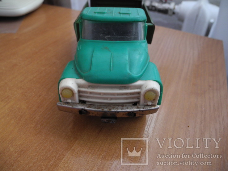 Игрушечный грузовик СССР, метал, пластмаса., фото №4