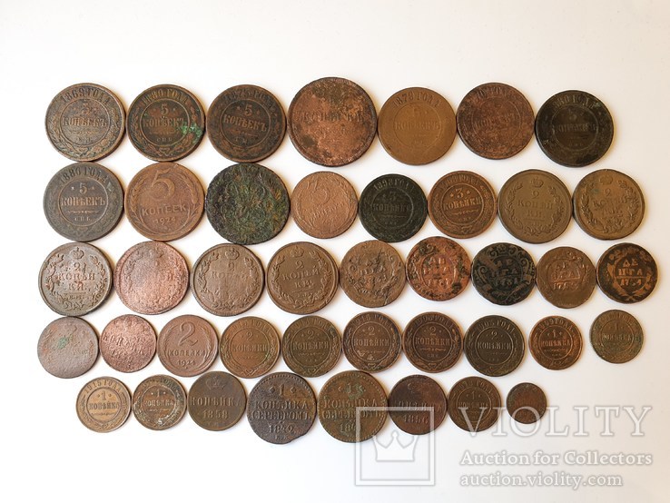 Монеты разные 42 штуки