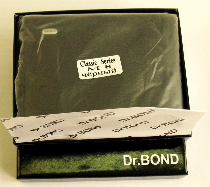 Бумажник в коробке , портмоне , кошелек . Dr. Bond . Classiс Series M-8 -, photo number 5