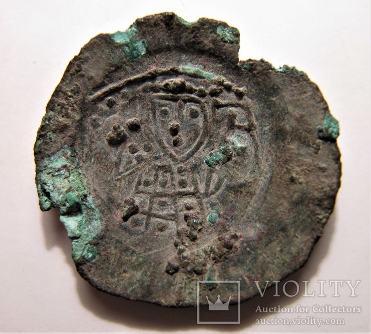 Византия, скифатная монета .
