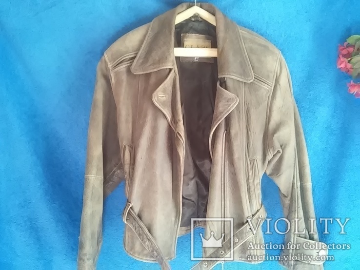 Куртка - косуха: "Class" Оригинал размер S натуральная кожа, фото №5