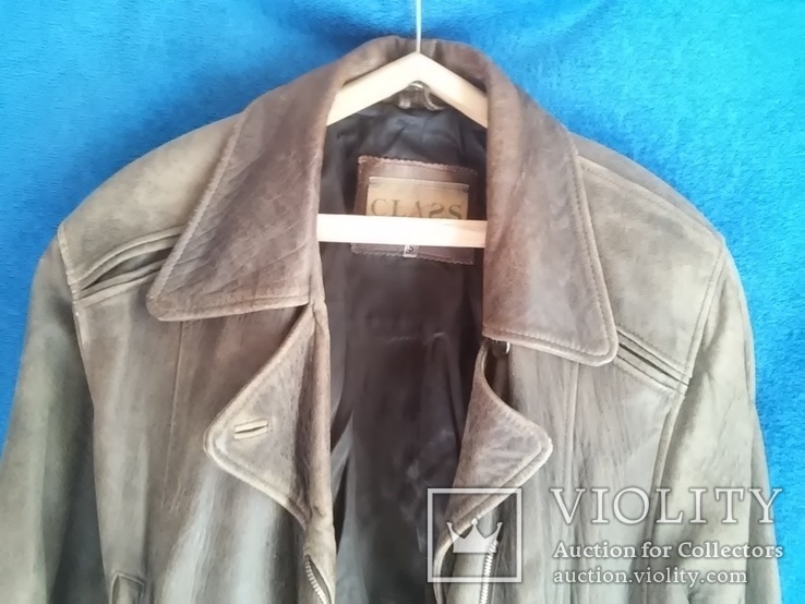 Куртка - косуха: "Class" Оригинал размер S натуральная кожа, фото №6