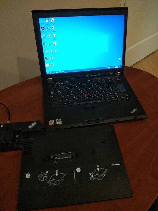 Ноутбук Lenovo ThinkPad T61 14" NVIDIA 4GB RAM 500GB HDD + док. станция., photo number 2