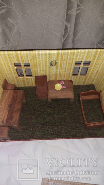 Домик , комната для пупсов с мебелью, фото №5