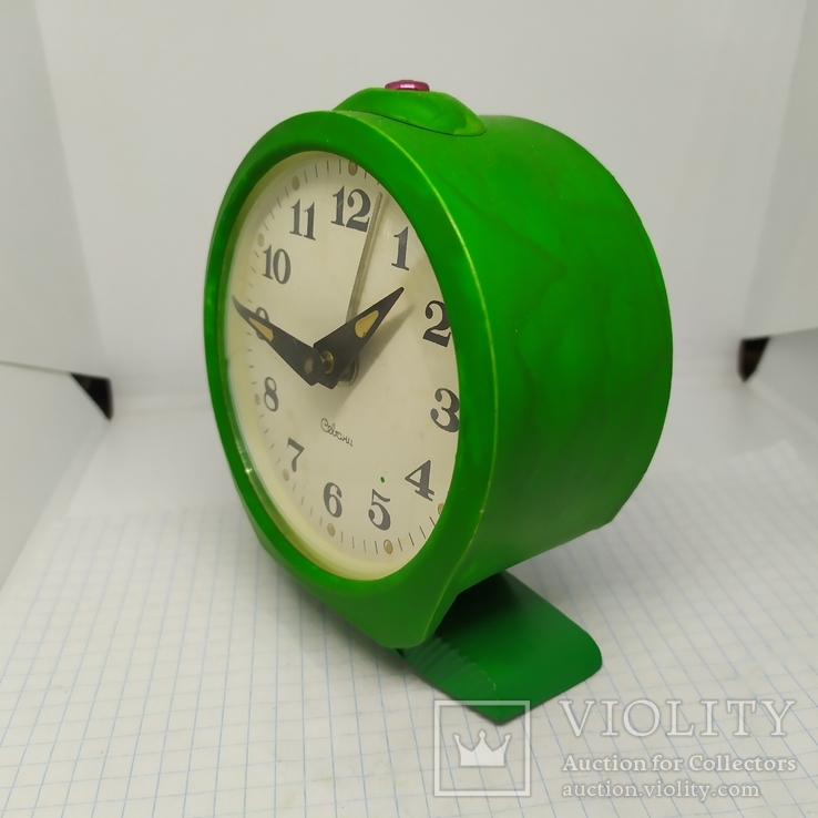 Часы с будильником Севани, СССР. На ходу, фото №5