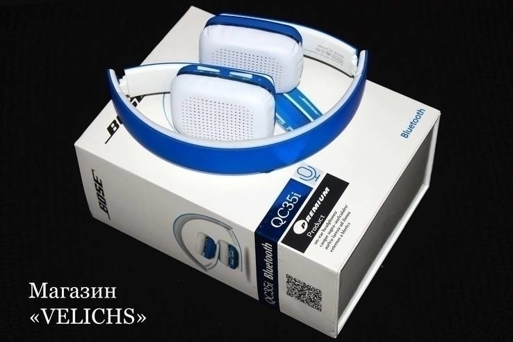 Bluetooth наушники (гарнитура) BOSE QC35i (копия), photo number 9