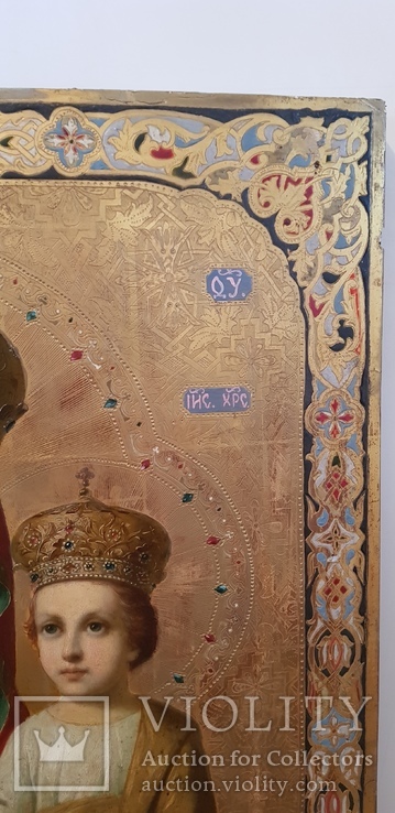 Большая икона Смоленской Богородицы, фото №4