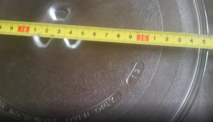 Тарелка для микроволновой печи d=255 мм под куплер, фото №4