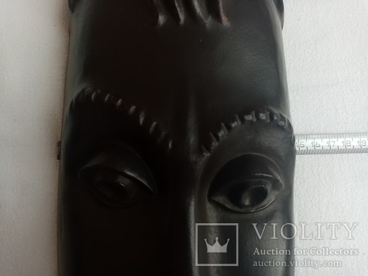Африканские настенные маски. 43 и 46 см. ГДР. (Betrieb Leichtbau Bernsdorf), photo number 10