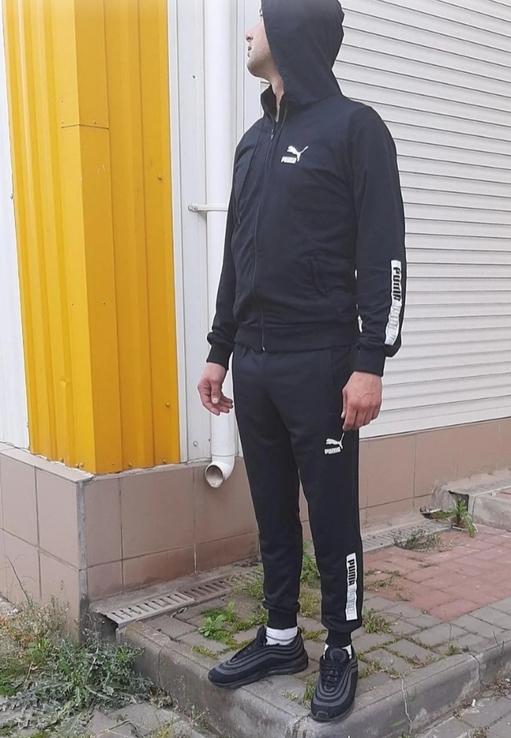 Мужской спортивный костюм на манжете puma. 50 р-р., фото №12