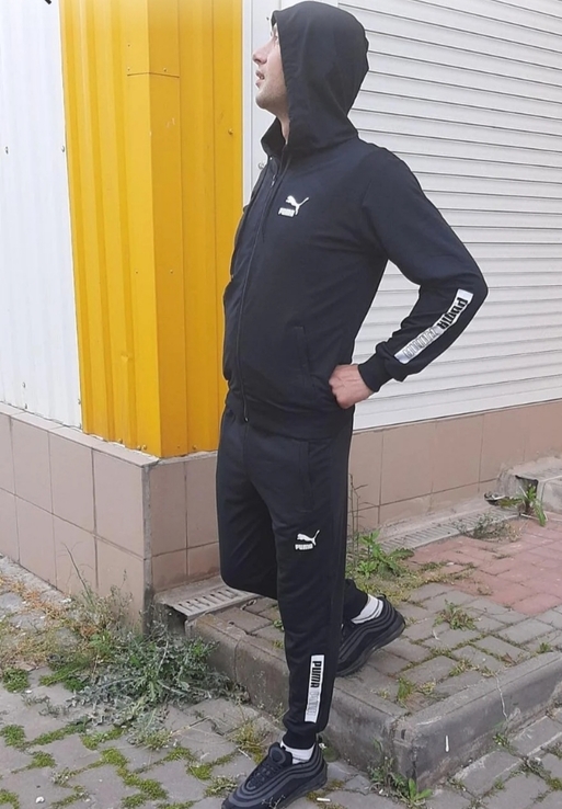 Мужской спортивный костюм на манжете puma. 52 р-р., фото №13