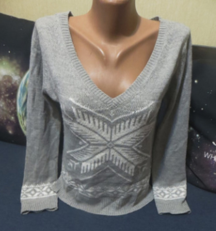 Симпатичный свитер с v образным вырезом tally weijl сток, фото №2