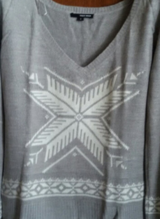Симпатичный свитер с v образным вырезом tally weijl сток, фото №6