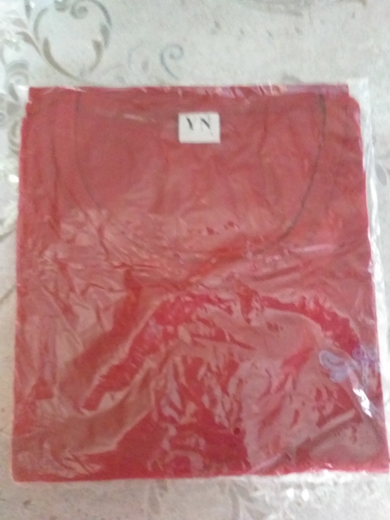 Женская футболка YN. бордо. М., фото №12