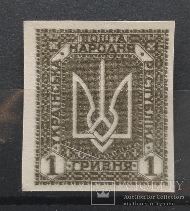 Україна, Унр 1920, Віденська серія, без зубцівка, 1 гривня, фото №2