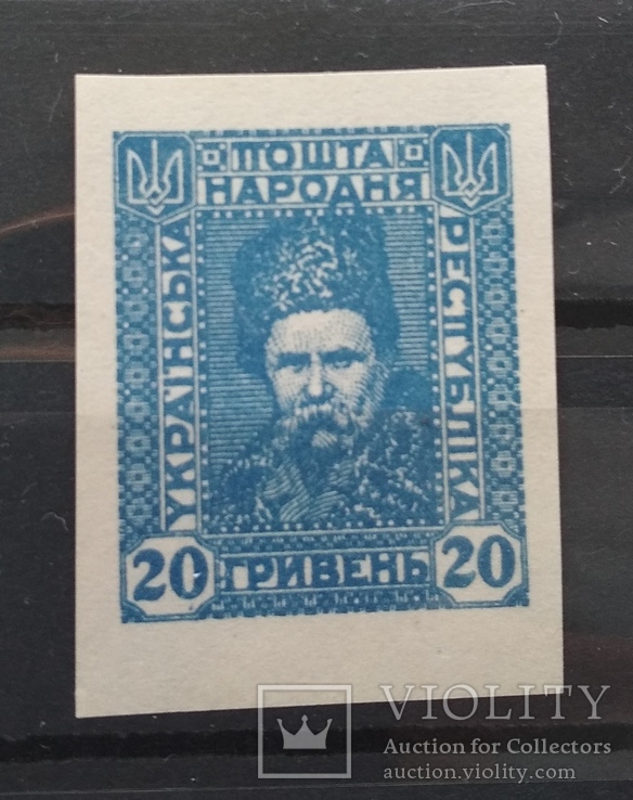 Україна, Унр 1920, Віденська серія, без зубцівка, 20 гривень, фото №2