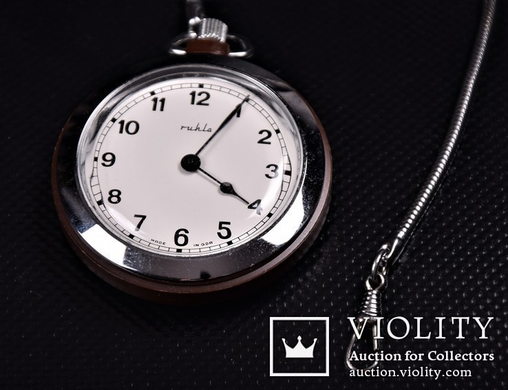 Карманные часы Ruhla, DDR, фото №2
