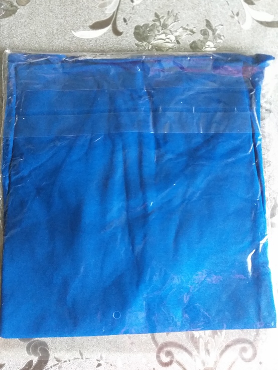 Базовая женская футболка YN. М синяя., фото №9
