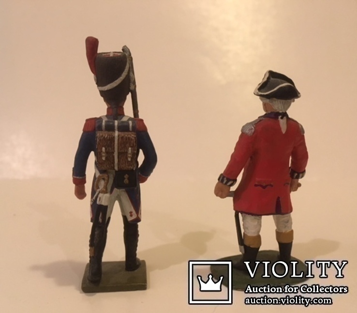 2 tin soldiers. Height 6 cm., photo number 3