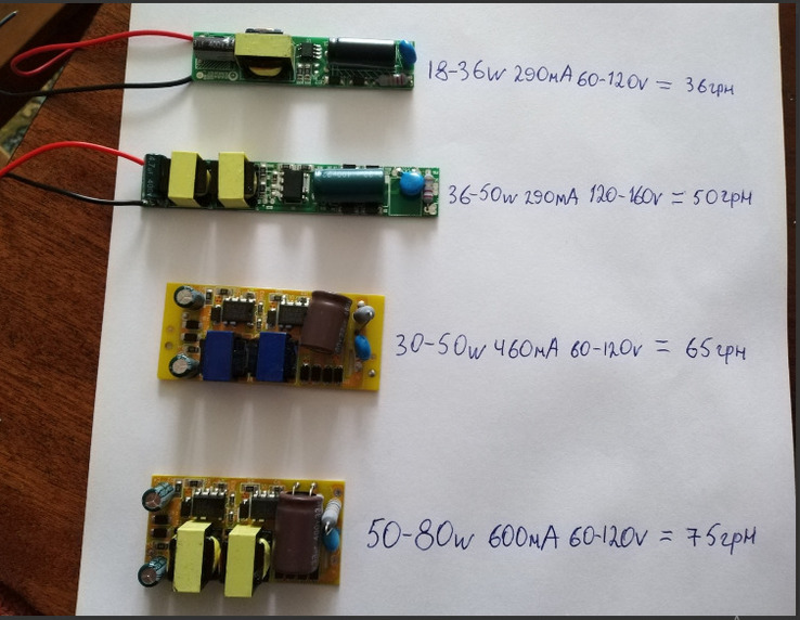 Драйвер для LED светодиодов 18 - 36w в светильник прожектор лампа, фото №3