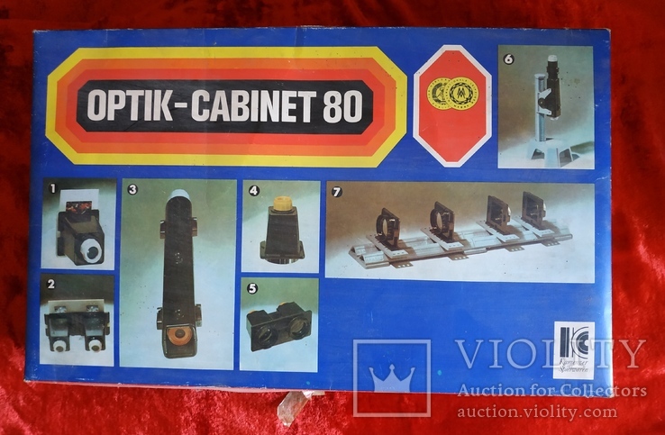 Optik-cabinet 80 настольный конструктор  ГДР
