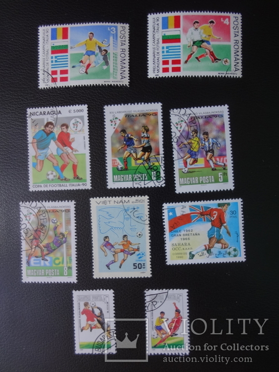 Коллекция марок.Футбол.