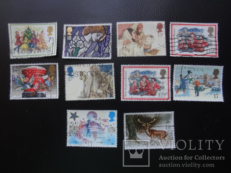 Коллекция марок.Англии.