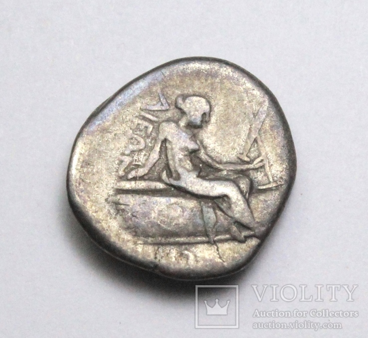 Острів Евбея, м.Гістіея (Ореос), срібний тетробол, ІІІ-ІІ ст. до н.е., фото №10