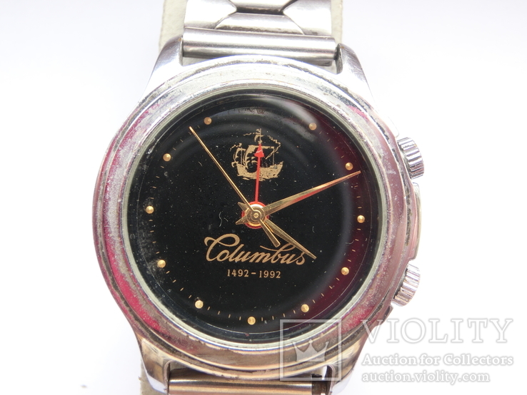 Часы Будильник Колумбус 1492-1992, фото №2